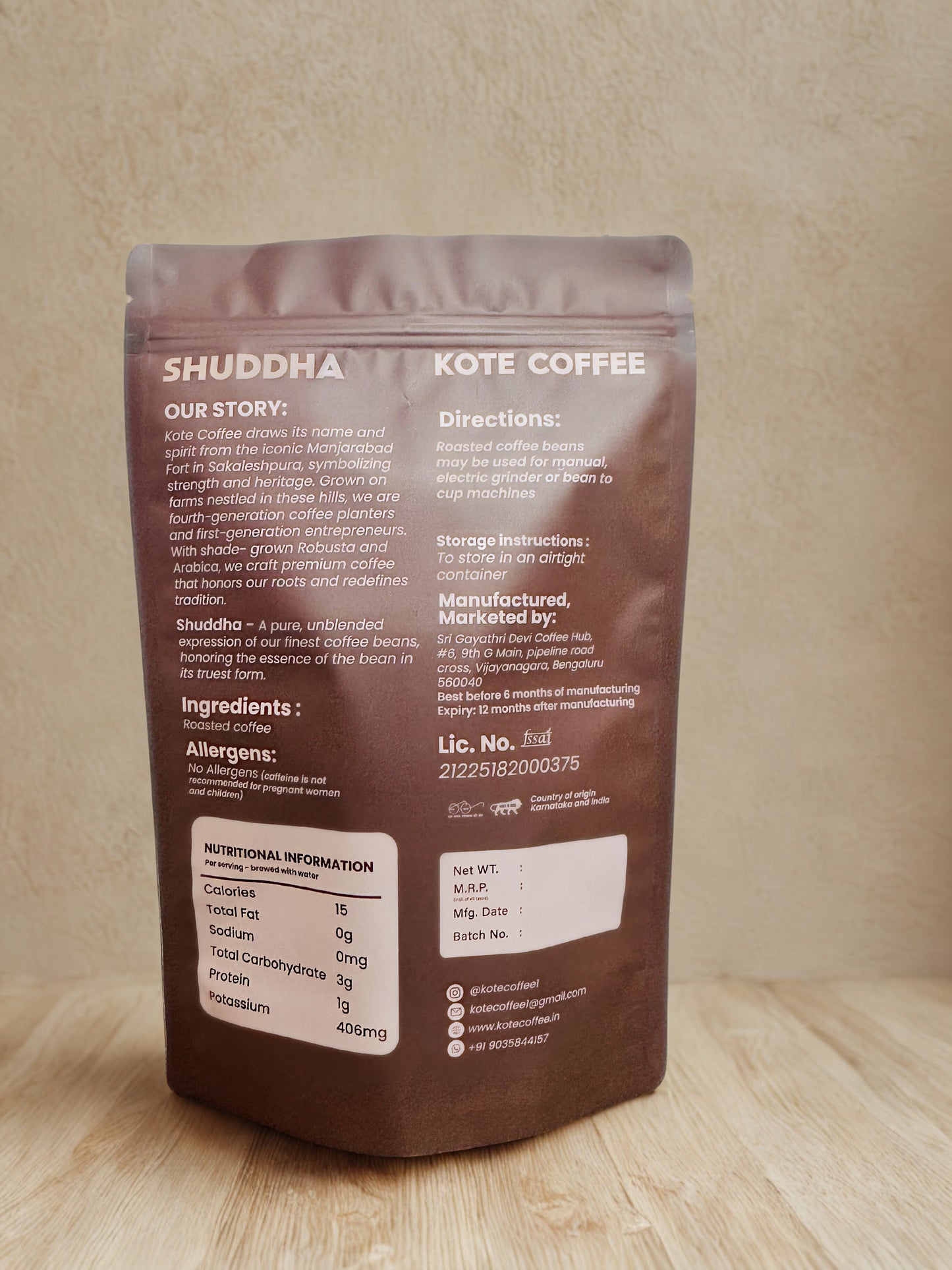 Shuddha — Pure Coffee. Pure Heritage.
